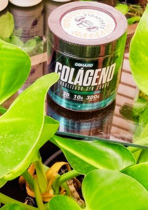 Colágeno hidrolizado GoHard 300g con vitamina C sin sabor